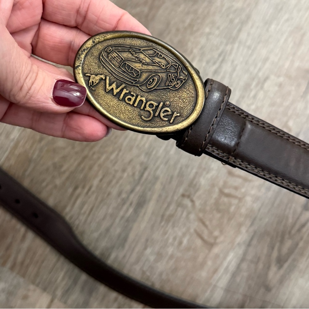 Wrangler • Race Car Belt Buckle Belt